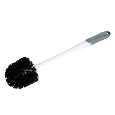 4 of 9:Brosse à cuvette et déboucheur 2 en 1 Bath Bliss, blanc 