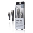 1 of 1:KOL Soft-Touch 2-Pack Nail Clipper Duo, Gray 