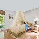 2 of 7:Just Relax Elegante juego de dosel para cama con mosquitera, beige, Twin-Full 