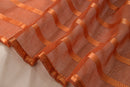 7 of 7:Gretchen Striped Rod Pocket Window Panel with Attached Valance, Spice, 54x90 Inches 
