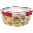 1 of 3:Rubbermaid Easy Find Lids 14-Cup Food Storage Container, Clear with Red Tabs 