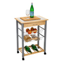 2 of 4:Neu Home Carro de Cocina con Ruedas y Botellero 