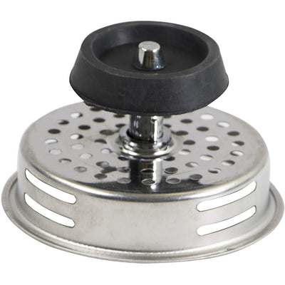 2 of 3:Aqua Plumb Metal Adjustable Post Sink Strainer Basket, 3.5 Inches 
