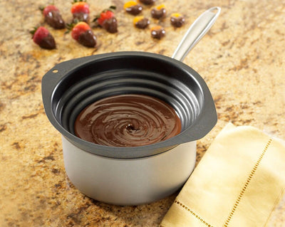 3 of 3:Nordic Ware Universal Size Double Boiler, Gray, 9x11 Inches 