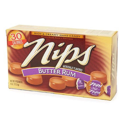 1 of 1:Nips Butter Rum Rich & Creamy Hard Candy - 4 onzas 