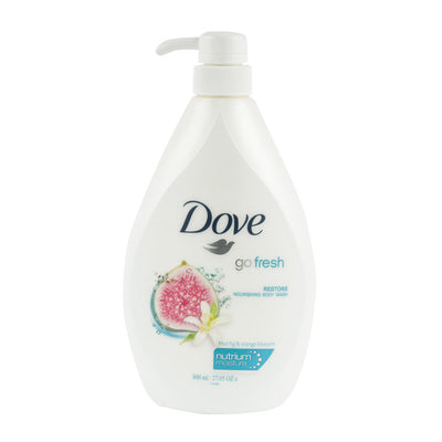 1 of 1:Dove Go Fresh Body Wash con bomba, 27 onzas, higo azul y naranja 