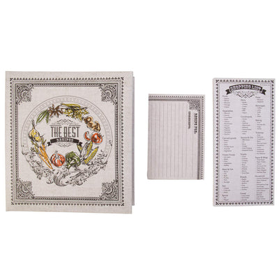 4 of 8:CR Gibson My Best DIY Recipe Book Journal Set, 5 pièces 