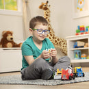 2 of 4:Melissa & Doug Construction Vehicle Wooden Play Set, 8 Pieces 