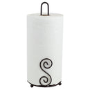 1 of 7:Home Basics Scroll Collection Paper Towel Holder, Bronze, 6x6x13.5 Inches 