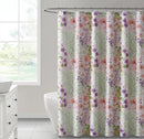 1 of 1:Ensemble de rideaux de douche Shay Floral 13 pièces avec crochets, rose, 72 x 72 pouces 