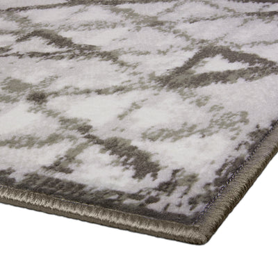 6 of 14:Achim Capri 3 Piece Rug Set, Rizzy Grey, 3-Piece Set, 2x3, 2x5, 5x7 Feet 