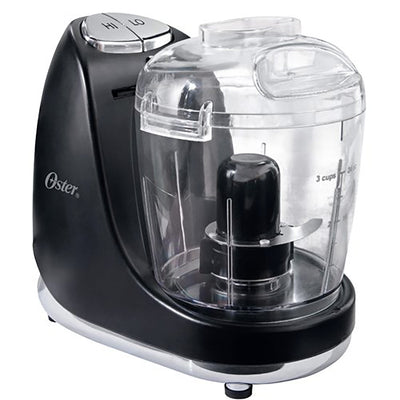 1 of 2:Oster 3-Cup Mini Chopper with Accessories, Black, 7.9x9.1x5.6 Inches 