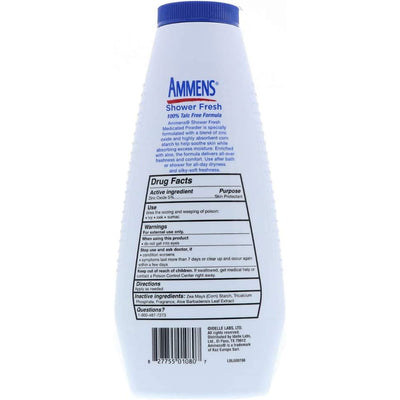 2 of 2:Ammens Medicated Powder, Shower Fresh, 11 onzas 