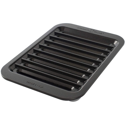 1 of 5:Nordic Ware Cast Aluminum Compact Oven Grill and Sear Pan, 8x6 Inches 