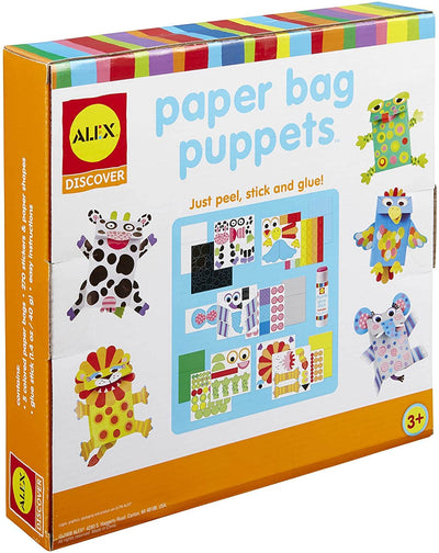 2 of 6:ALEX Discover Toys Paper Bag Puppets, 276 Pieces, Ages 3+ 