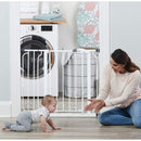 3 of 7:Regalo Easy Step 38.5-Inch Extra Wide Walk Thru Baby Gate, Includes 6-Inch Extension Kit, White 