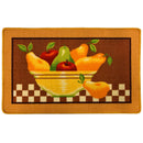 1 of 1:Alfombra de cocina antideslizante con estampado de pera dulce, amarillo, 18.0 x 30.0 in 