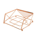 2 of 5:Kitchen Details Geode Napkin Holder in Copper 