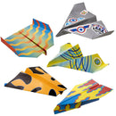 2 of 5:ALEX Fold N Fly Printed Paper Airplanes Kit, Makes 18 Planes, Ages 6+ 