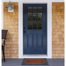 6 of 6:Achim Welcome Printed Coir Doormat, Red-Blue, 18x30 Inches 