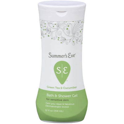 1 of 1:Summer's Eve Bath & Shower Gel For Sensitive Skin Green Tea-cucumber - 12 Ounces 
