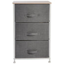 2 of 2:Simplify 3 Drawer Storage Chest, Grey 