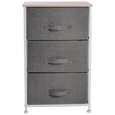 2 of 2:Simplify 3 Drawer Storage Chest, Grey 