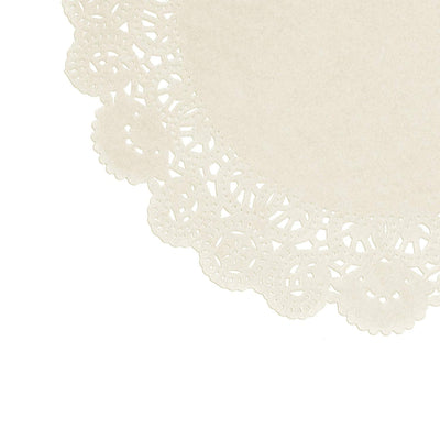 3 of 3:Napperons en papier dentelle Sweet Creations, 72 unités, beige, tailles assorties 