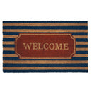 4 of 6:Achim Welcome Printed Coir Doormat, Red-Blue, 18x30 Inches 