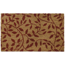 1 of 4:Achim Printed Vine Leaves Coir Doormat, 18x30 Inches 