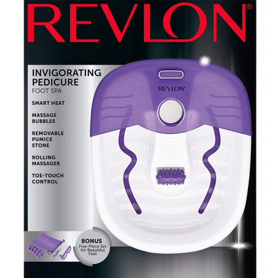 5 of 7:Revlon Invigorating Pedicure Foot Spa, Purple 