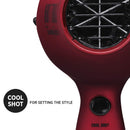 4 of 7:Hot Tools Pro Artist Tourmaline 2000 Turbo Hair Ionic Dryer, Red 
