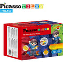 7 of 8:PicassoTiles 150 Piece Large Construction Brick Building Blocks STEM Bricks Toy Set, Multicolor 
