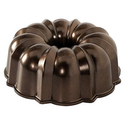 1 of 3:Nordic Ware Pro Cast Aluminium Original Bundt Pan Bakeware, 12 tazas, bronce 