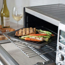 2 of 5:Nordic Ware Cast Aluminum Compact Oven Grill and Sear Pan, 8x6 Inches 