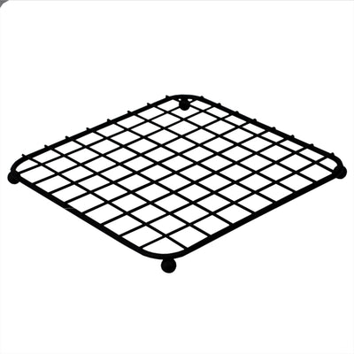 1 of 10:Home Basics Grid Design Non-Skid Trivet, Black, 7.25x7.25x.5 Inches 