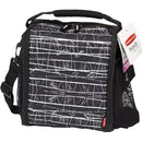 1 of 4:Rubbermaid LunchBlox Lunch Bag, Medium, Black Etch, 5.38 x 8.75 x 8.88 Inches 