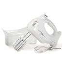 1 of 6:Hamilton Beach Electric Hand Mixer With Snap-On Storage Case, White, 275 Watts 