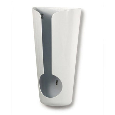1 of 1:Support de sac de recyclage en plastique Spectrum, blanc, 7,25 x 3,75 x 14 
