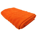 1 of 1:Feather and Stitch 2-Ply Bath Towel, 27x54 Inches, Bright Orange 