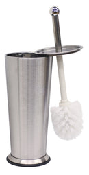 1 of 4:Home Basics Stainless Steel Toilet Brush, Chrome, 4x15.5 Inches 