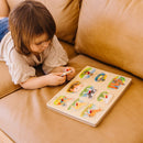 3 of 4:Melissa & Doug Farm Puzzle en bois avec effets sonores, 8 pièces 