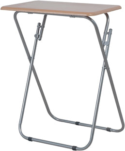 2 of 7:Home Basics Multi-Purpose Foldable Table, Natural, 19x15x26 Inches 