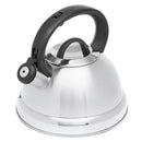 1 of 4:Home Basics Easy Grip Hervidor de té de acero inoxidable, plateado, 2,5 litros 
