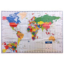 1 of 4:Kappa World Map Wall Map Poster For Home And School, 40x28 Inches 