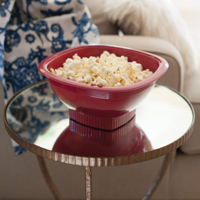 4 of 4:Machine à popcorn pour micro-ondes Nordic Ware, rouge 