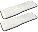 1 of 2:Lingettes de rechange lavables en machine pour balai plat Cleantec Magic, lot de 2 