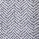 6 of 6:Home Basics Cesto para la colada con diseño de espiga, gris, 14.25 x 24.75 pulgadas 