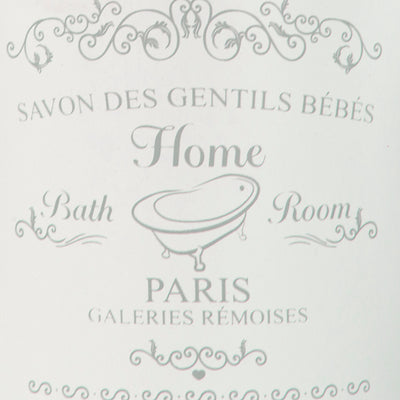 3 of 8:Home Basics Paris Design Escobillero, Blanco 