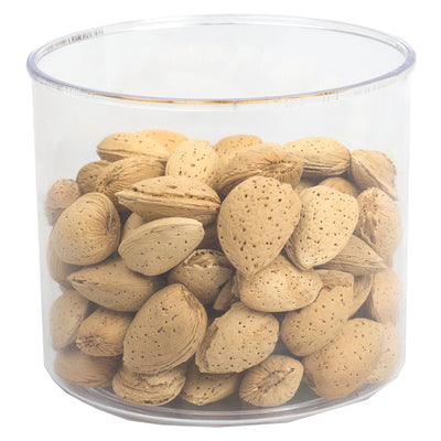 3 of 6:Home Basics Twist N’ Lock Round Food Storage Canister, Clear, .9 Liters 